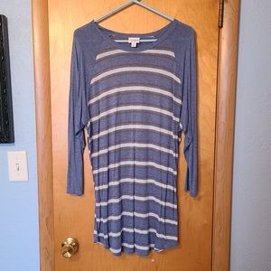 Lularoe Pale Blue Randy Top